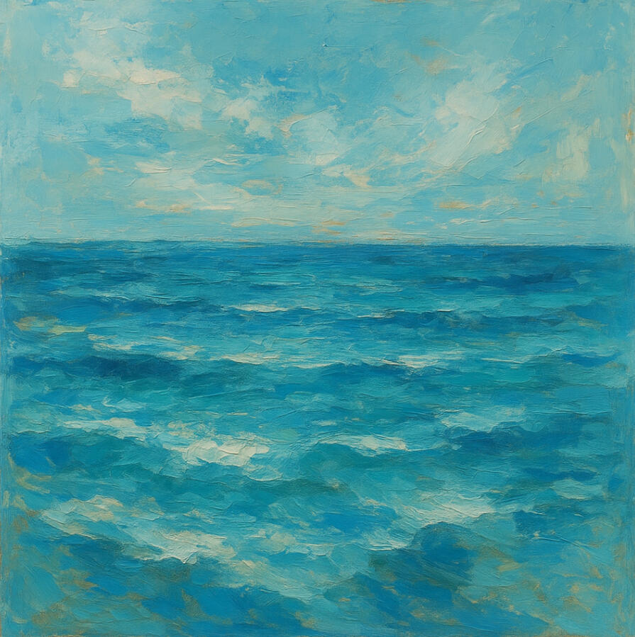 Seascape 5 - Acrylic - 40 x 40