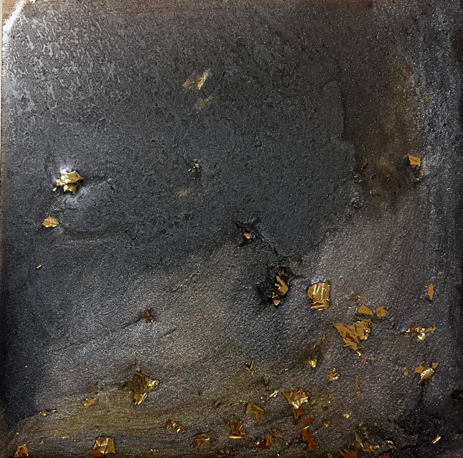 Breeze - Resin on board - 15 x 15